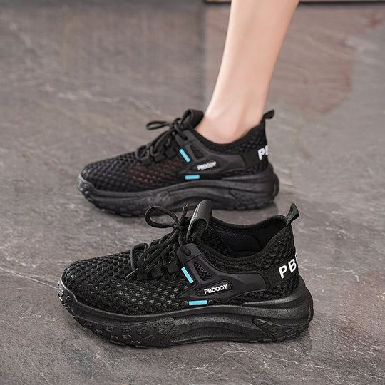 Damen Atmungsaktive Lauf-Sneaker mit flexibler Sohle und dämpfendem Material EB