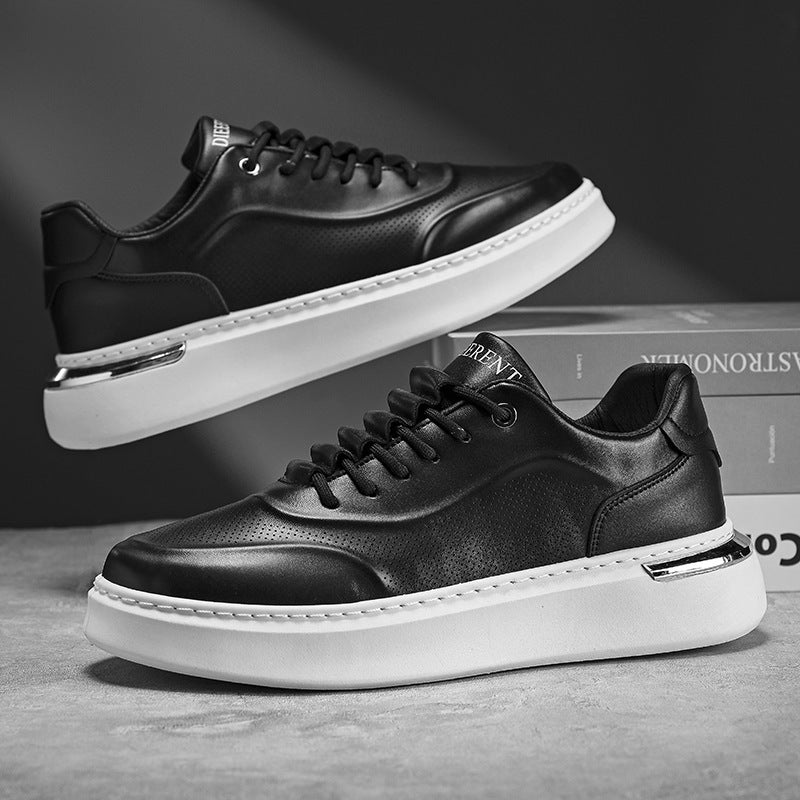 Damen modische Sneaker mit perforierter Oberfläche und komfortabler Dämpfung EB