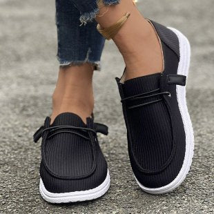 Damen Bequeme Slip-On Schuhe EB