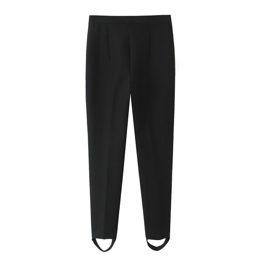 Damen elegante Hochwasser-Hose mit praktischen Schlitzdetails und hochwertiger Verarbeitung EB