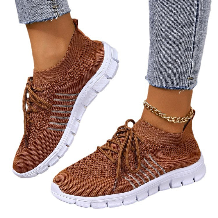 Damen Atmungsaktive und flexible Sneaker mit hohem Schaft EB