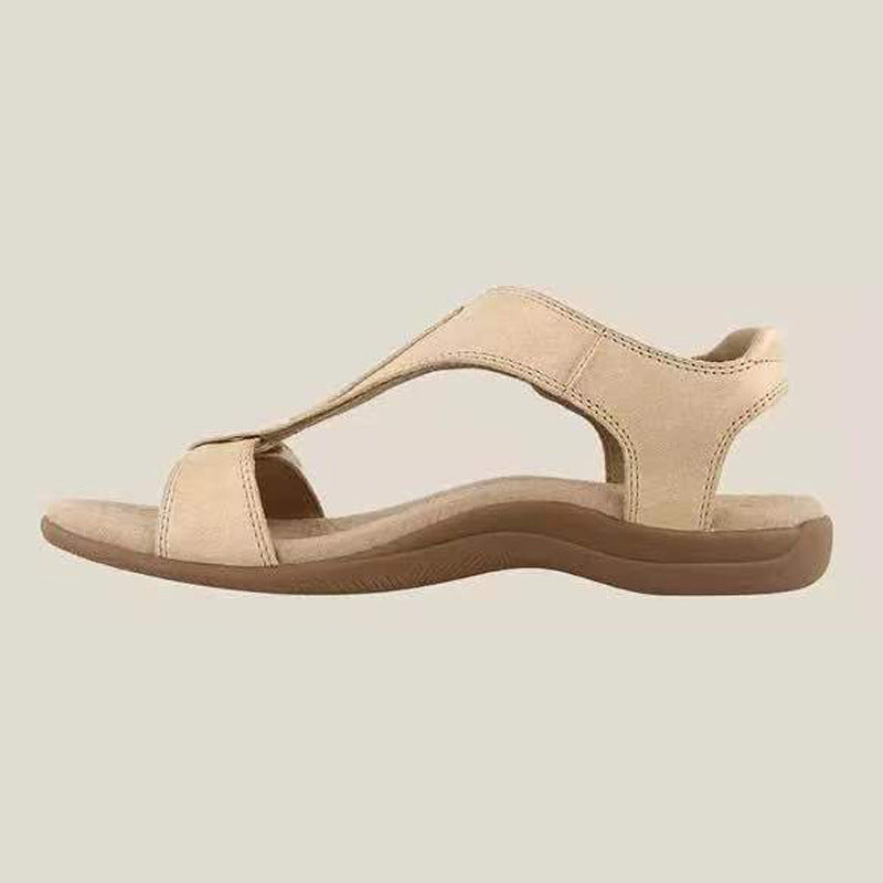 Damen Komfortable Zehensandalen mit verstellbaren Riemen EB