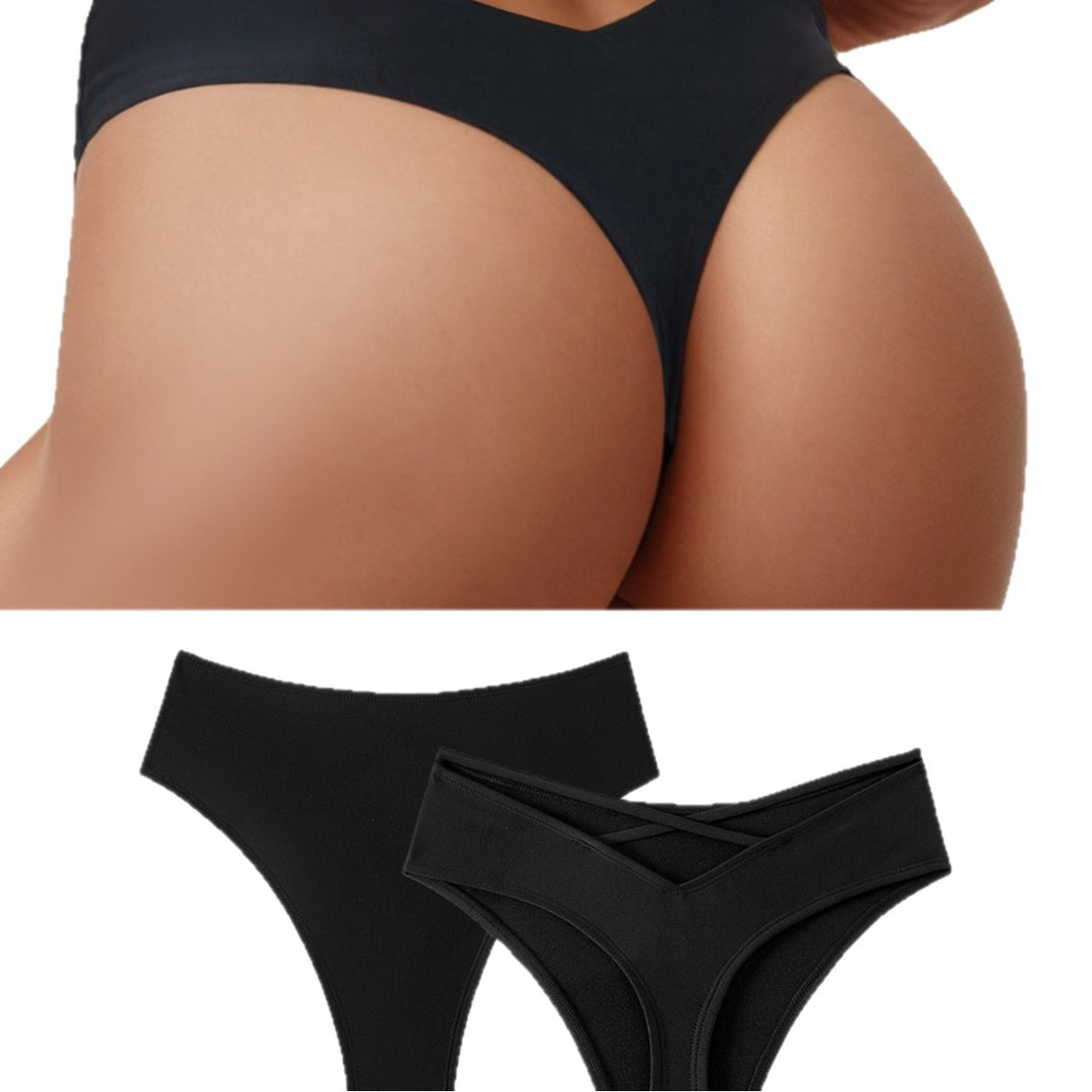 Damen Bikini-Höschen mit verstellbaren X-Trägern und elegantem Design EB