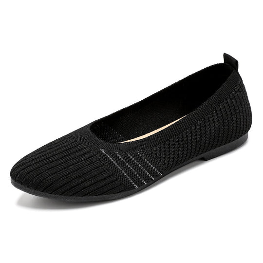 Damen Hochflexible und atmungsaktive Ballerinas mit rutschfester Sohle EB