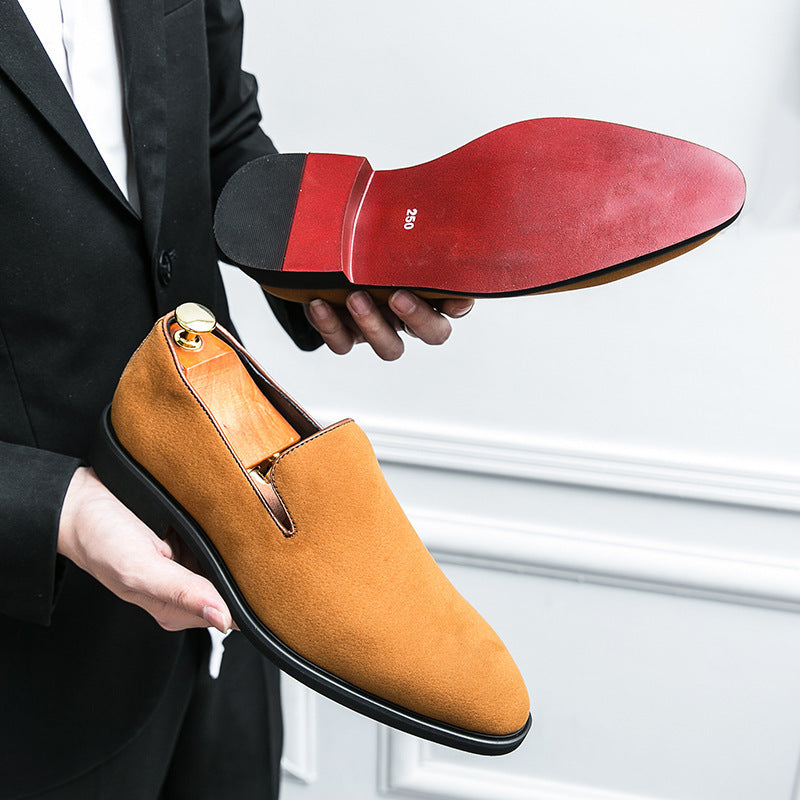 Damen elegante Mokassins aus hochwertigem Wildleder mit rutschfester Sohle EB