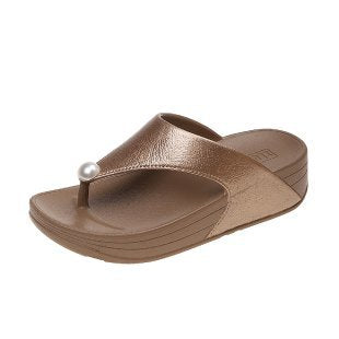 Damen Komfortable Zehentrenner-Sandalen mit elegantem Riemendesign EB