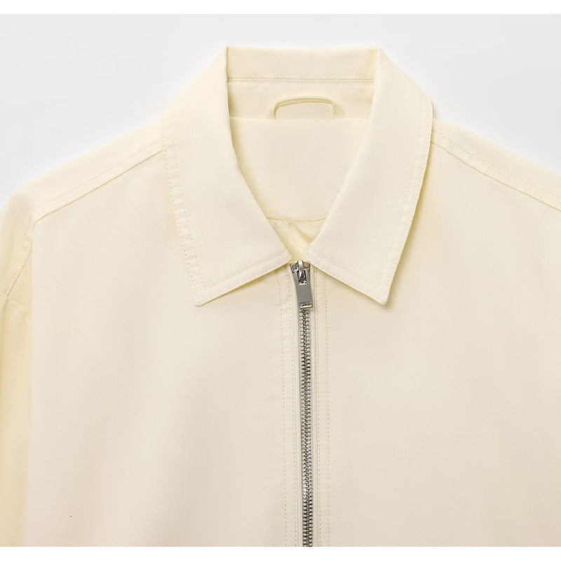 Damen elegante Übergangsjacke aus leichtem Material mit modernem Schnitt EB