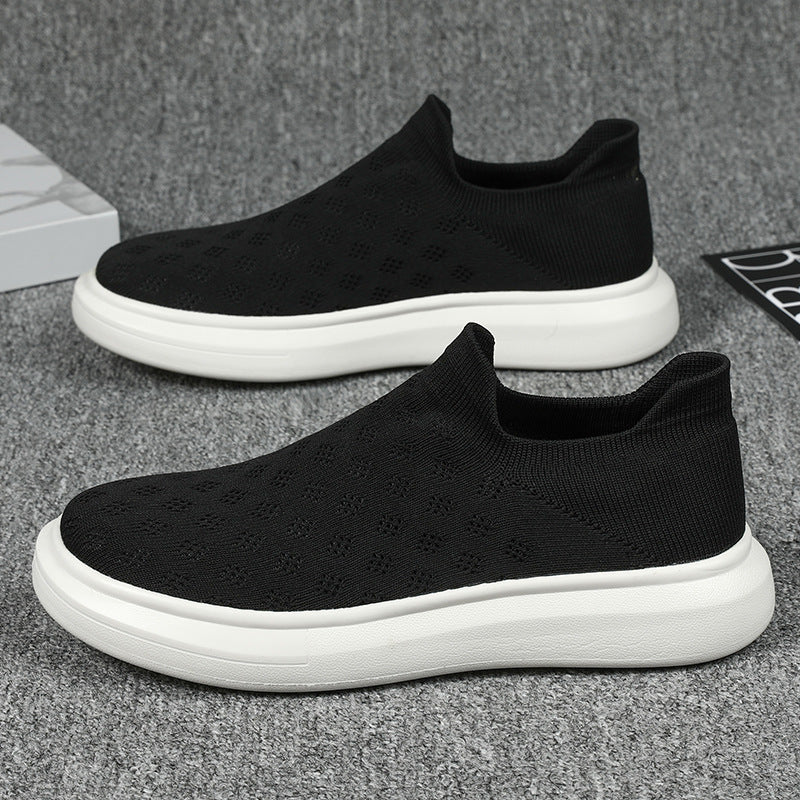 Unisex nan leichter Strick-Slipper mit perforierter Atmungsstruktur und dämpfender Leichtsohle EB