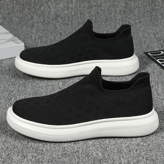 Unisex nan leichter Strick-Slipper mit perforierter Atmungsstruktur und dämpfender Leichtsohle EB