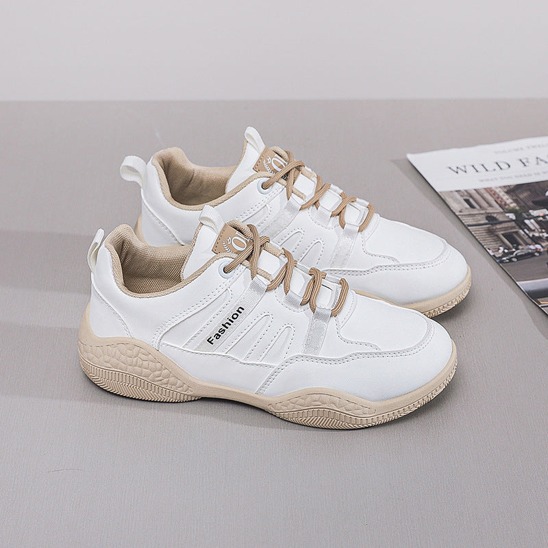 Damen Schnürsport Sneakers mit atmungsaktiver Obermaterialstruktur und stoßdämpfender Sohle EB