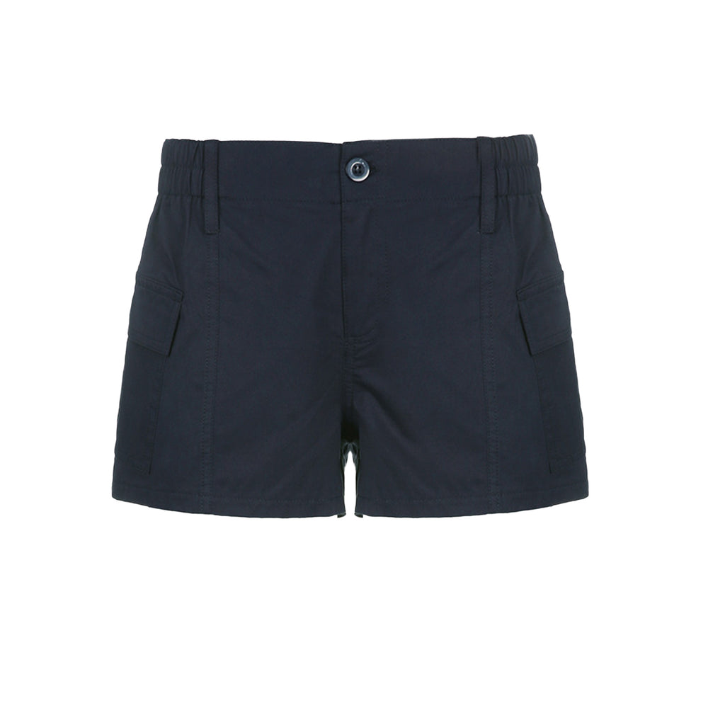 Damen Cargo-Shorts mit praktischen Taschen und elastischem Bund EB