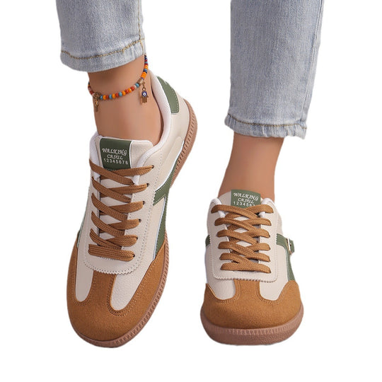 Damen Sportliche Sneakers im retro-inspirierten Design mit atmungsaktiver Mesh-Oberfläche EB