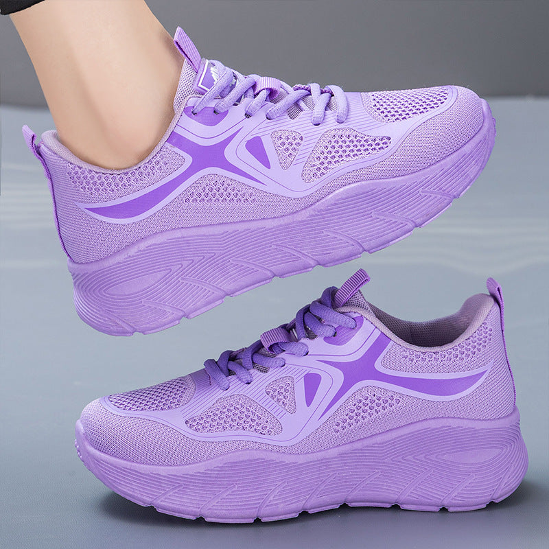 Damen Sportliche Laufschuhe mit atmungsaktivem Mesh-Obermaterial und gepolsterter Sohle EB
