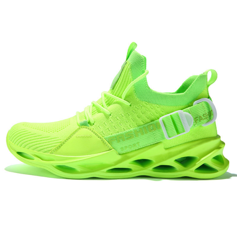 Damen Sportliche Schnür-Sneakers mit elastischem Obermaterial EB