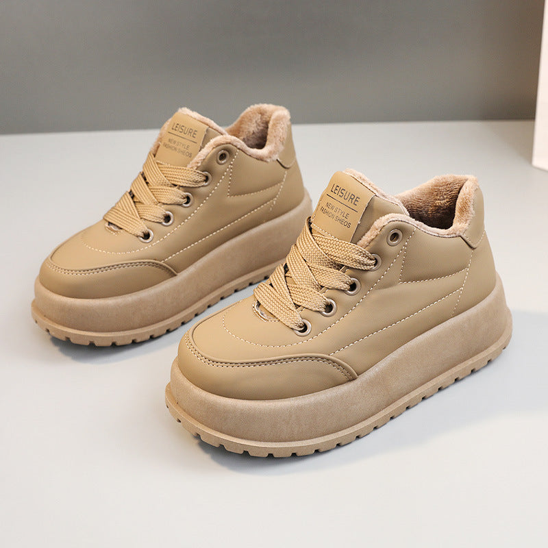 Damen modische Sneakers mit gut gepolstertem Innenfutter und robustem Profil EB