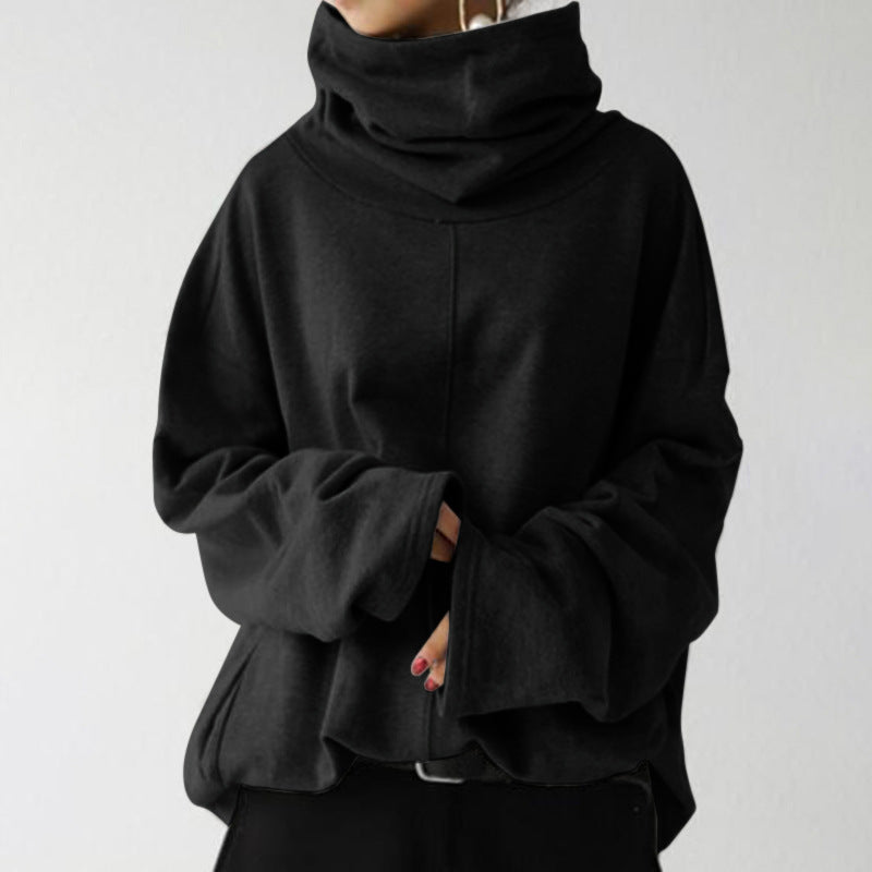 EB | Trendiger einfarbiger Rollkragenpullover