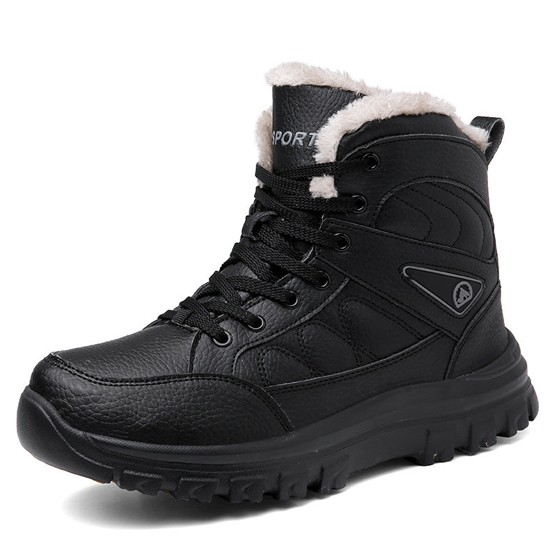 Damen gefütterte Winterstiefel mit rutschfester Sohle und isolierendem Innenfutter EB