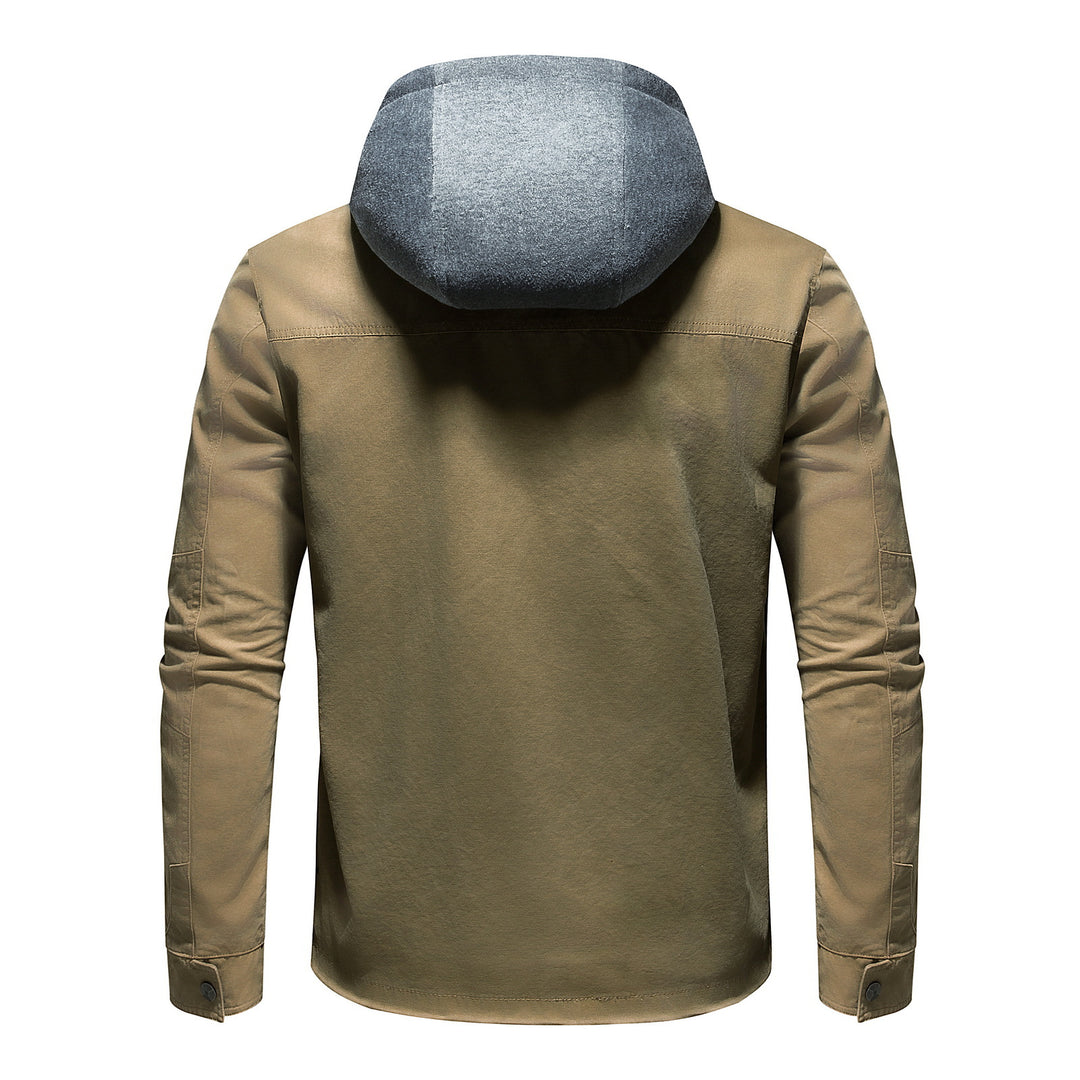 Herren Utility-Jacke mit abnehmbarem Hoodie EB