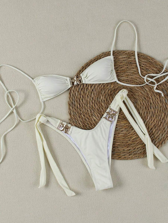 Damen Bikini-Set mit eleganten Schnallen EB