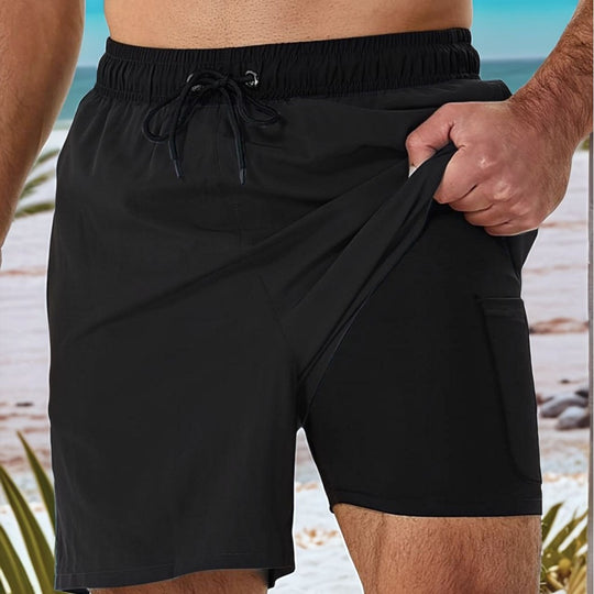 Herren Komfortable Badeshorts EB