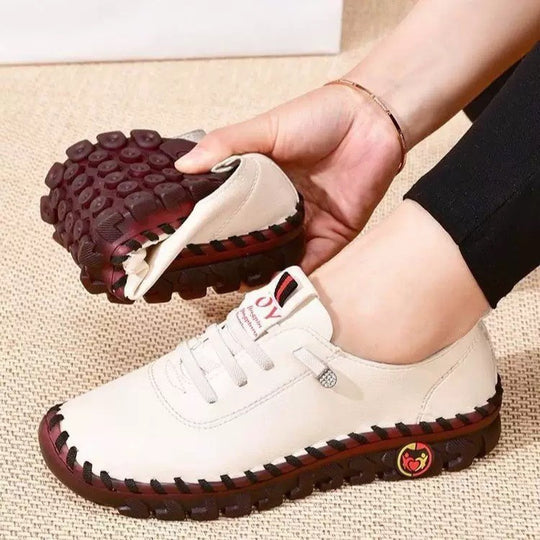 Damen Casual Schnürschuhe mit flexiblem Fußbett EB