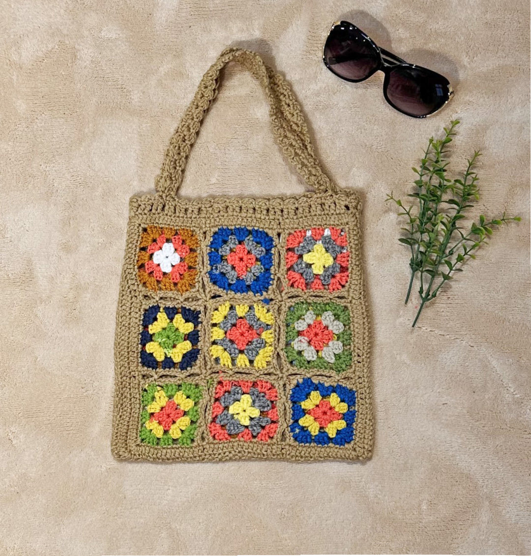 Damen Handgefertigte Häkel-Tasche EB