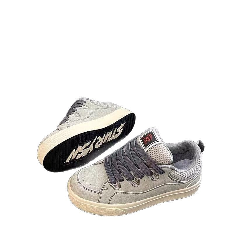 Damen Modische Sneaker mit atmungsaktivem Obermaterial und rutschfester Sohle EB