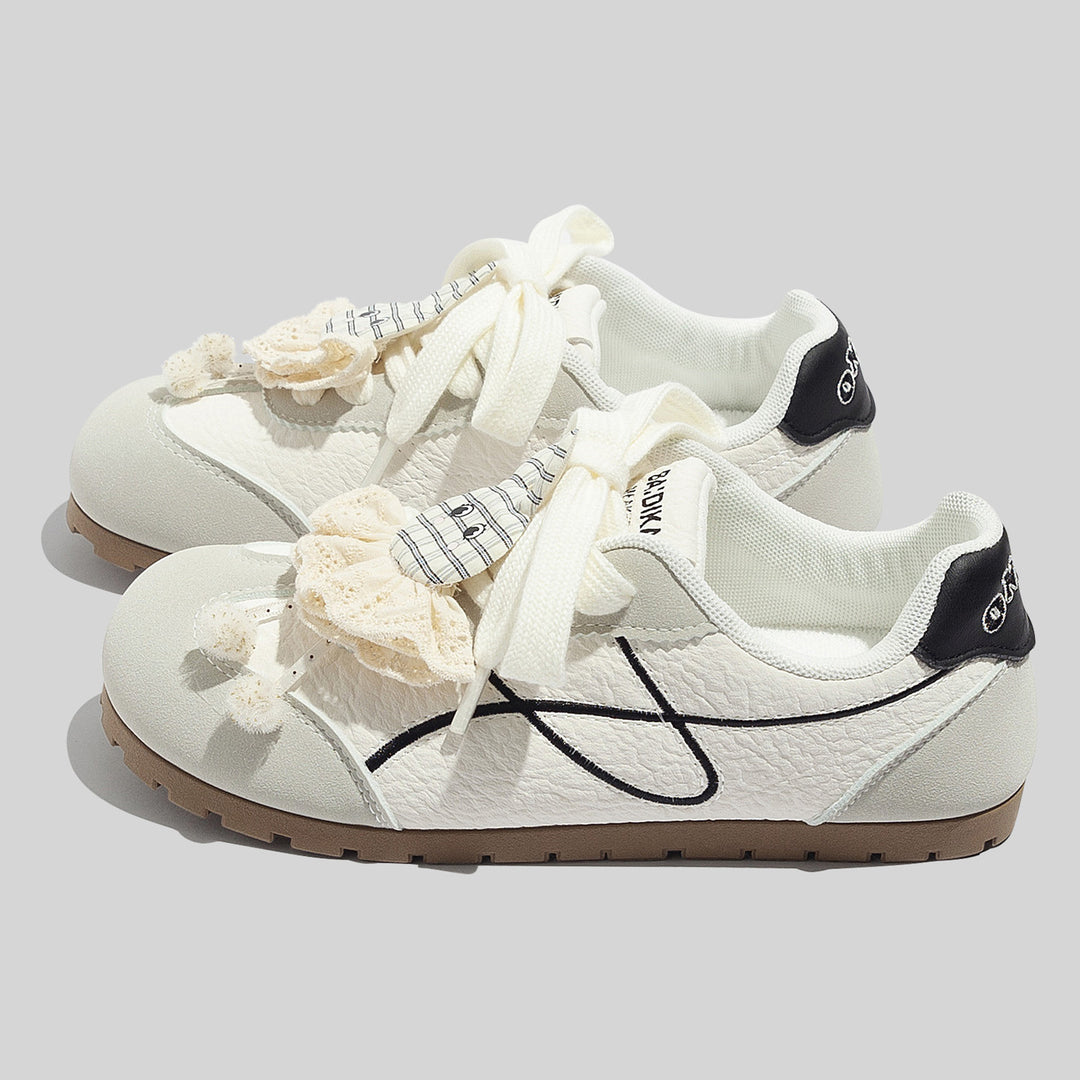 Damen Sneakers mit verspielt kreativem Hasenmotiv und bequemer Sohle EB