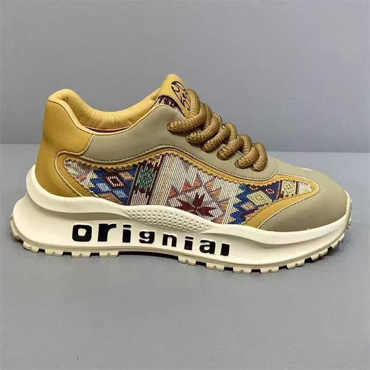 Damen Stilvolle und bequeme Sneakers mit markantem Design und stabiler Sohle EB