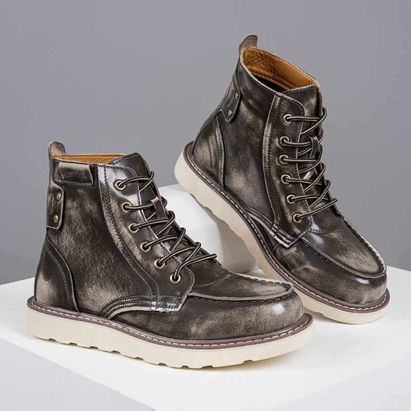Damen Modische Arbeitsstiefel mit strapazierfähigem Obermaterial und rutschfester Sohle EB