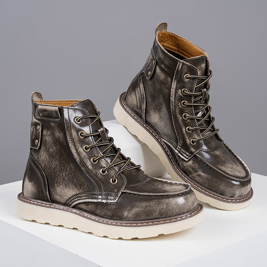 Damen Modische Arbeitsstiefel mit strapazierfähigem Obermaterial und rutschfester Sohle EB
