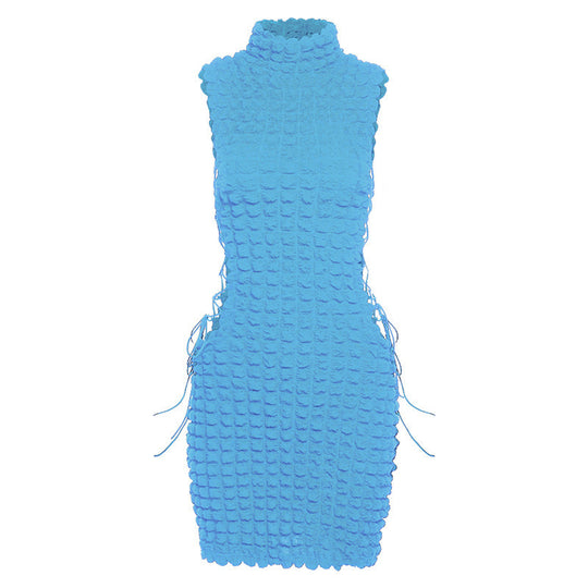 Damen Bodycon Kleid mit raffiniertem Strukturdesign EB