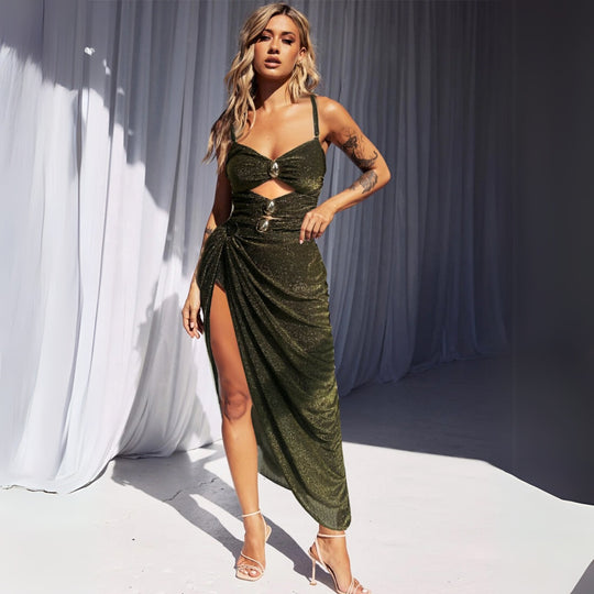 Damen Glamouröser Einteiler Badeanzug mit raffinierten Cut-Out-Details EB