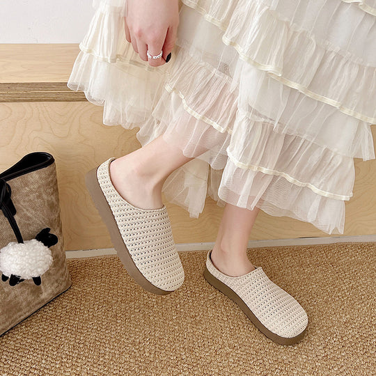 Damen Komfortable und stilvolle Clogs aus weichem Material EB