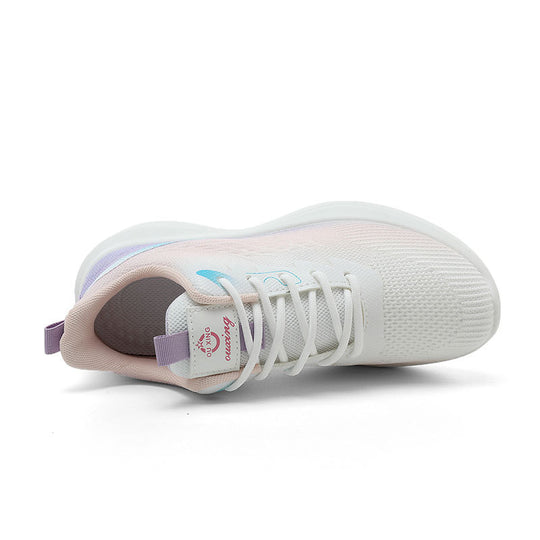 Damen Leichte und atmungsaktive Sport-Sneaker mit dämpfender Laufsohle EB