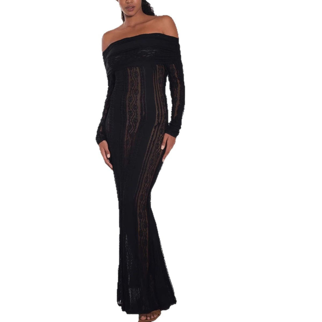Damen Elegantes und traumhaftes Spitzenkleid EB