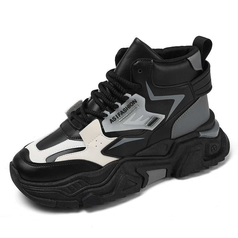 Damen trendige High-Top Sneakers mit rutschfester Sohle EB