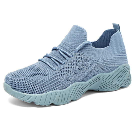 Damen Laufwäsche Sneakers mit elastischem Obermaterial und atmungsaktiver Sohle EB