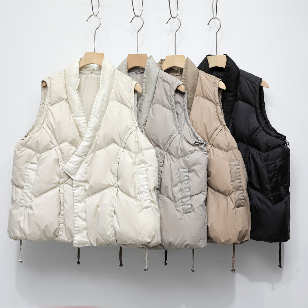 Damen Winter-Wende-Weste mit lässigem Schnitt EB