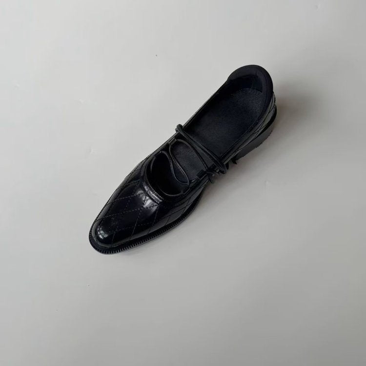 Damen elegante Ballerinas mit Double-Cross Riemchen EB