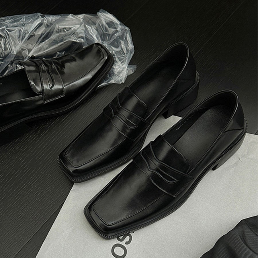 Damen elegante Loafers mit hochwertiger Lederoberfläche und modischem Design EB