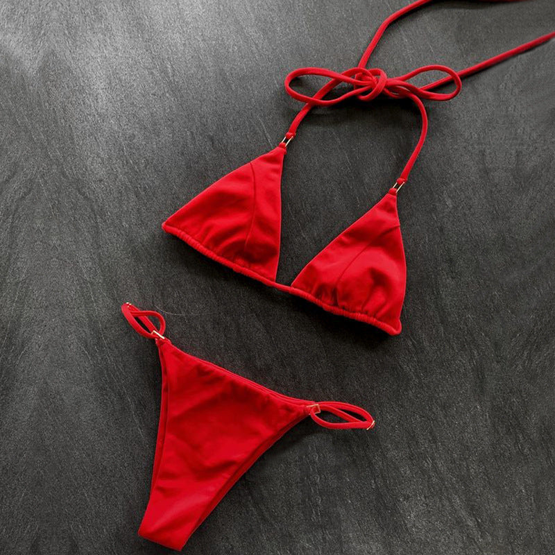 Damen Triangel-Bikini mit verstellbaren Trägern und komfortabler Passform EB