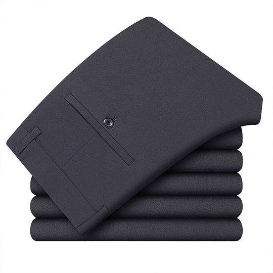 Herren Businesshose Slim‑Fit mit Bügelfalte und verdeckten Gesäßtaschen EB