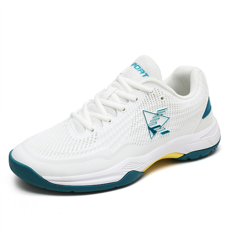 Damen Sportliche Badmintonschuhe mit rutschfester Sohle und atmungsaktiven Mesh-Einsätzen EB
