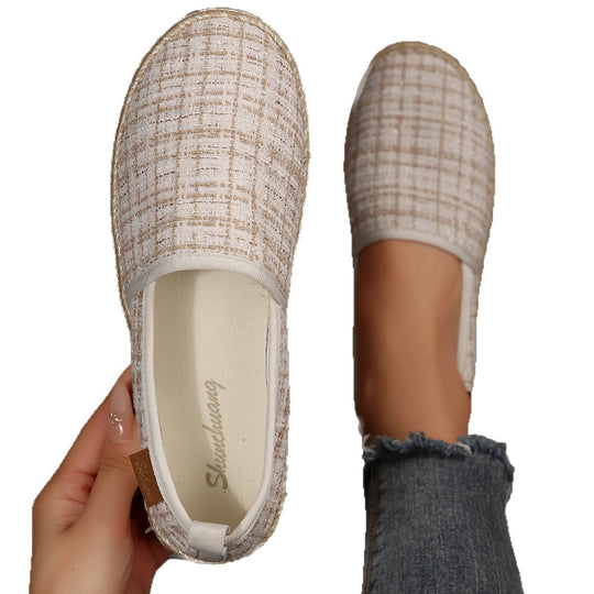 Damen Espadrilles mit rutschfester Sohle und anatomischem Fußbett EB
