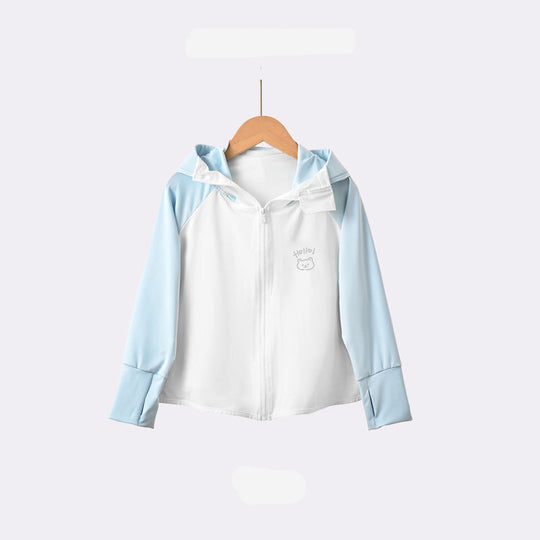 Kinder UV-Schutzjacke mit Kapuze und atmungsaktiven Eigenschaften EB