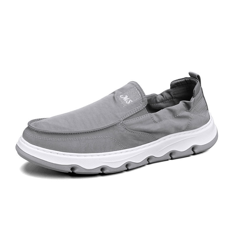 Herren eleganter Slipper-Sneaker mit elastischem Einstieg und stoßdämpfender Wellensohle EB