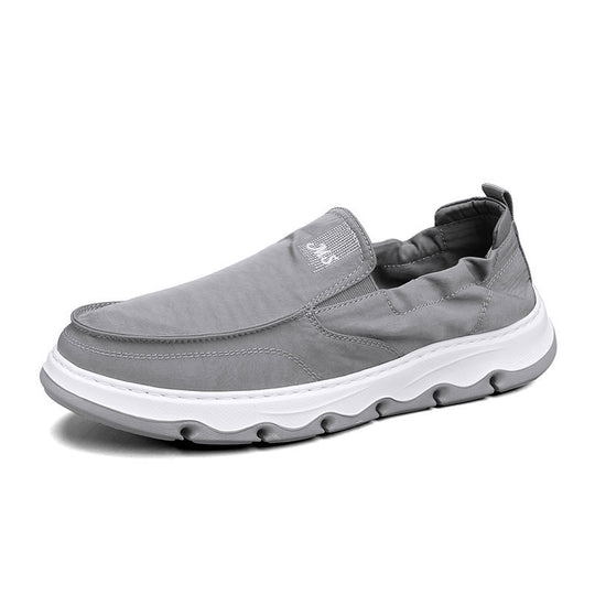 Herren eleganter Slipper-Sneaker mit elastischem Einstieg und stoßdämpfender Wellensohle EB