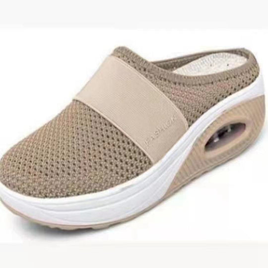 Damen Luftige Clogs mit ergonomischem Fußbett und atmungsaktiver Oberflächenstruktur EB