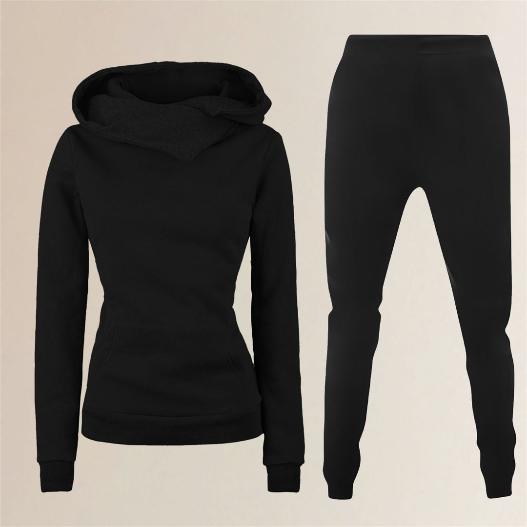 Damen Kapuzenpullover und Sporthose Kombination EB